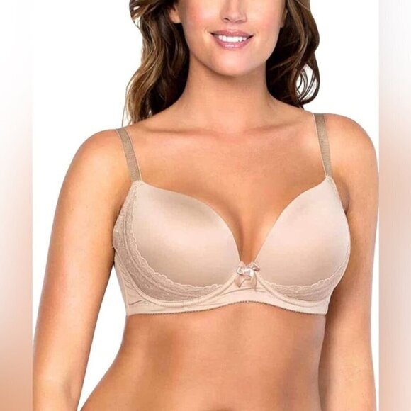 Parfait - Ladies Wired Seamless T-shirt Bra - European Nude. Size: 38DDD (US). - Picture 7 of 12